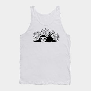 Flower Sloth Tank Top